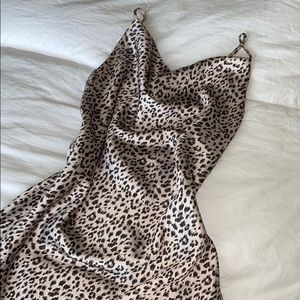 Princess Poly Cheetah Silk Dress